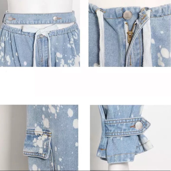 ⚡️⚡️BRAND NEW/ Retractable Ankle Cargo Jeans - Picture 12 of 12